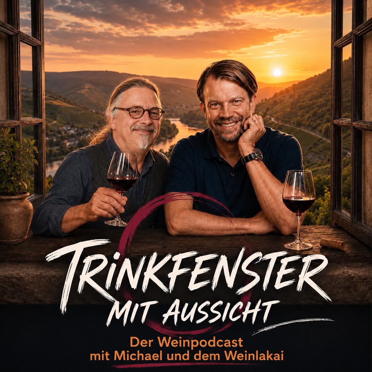 Trinkfenster mit Aussicht – Der Weinpodcast mit Michael und dem Weinlakai